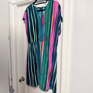 Halogen Colorful Stripe Dress